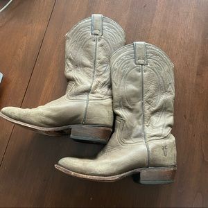 Frye Women’s Cowgirl Boots in dark gray